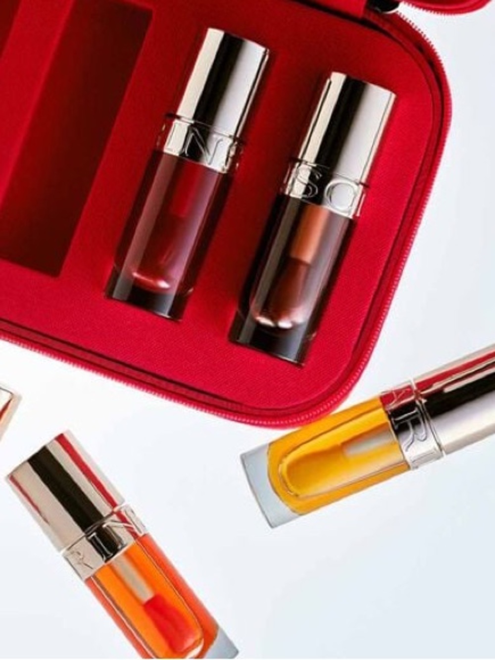Clarins Lip Comfort Oil Set (4 Lip Oils) NEW Hydrating Plumping Gloss - Picture 2 of 2